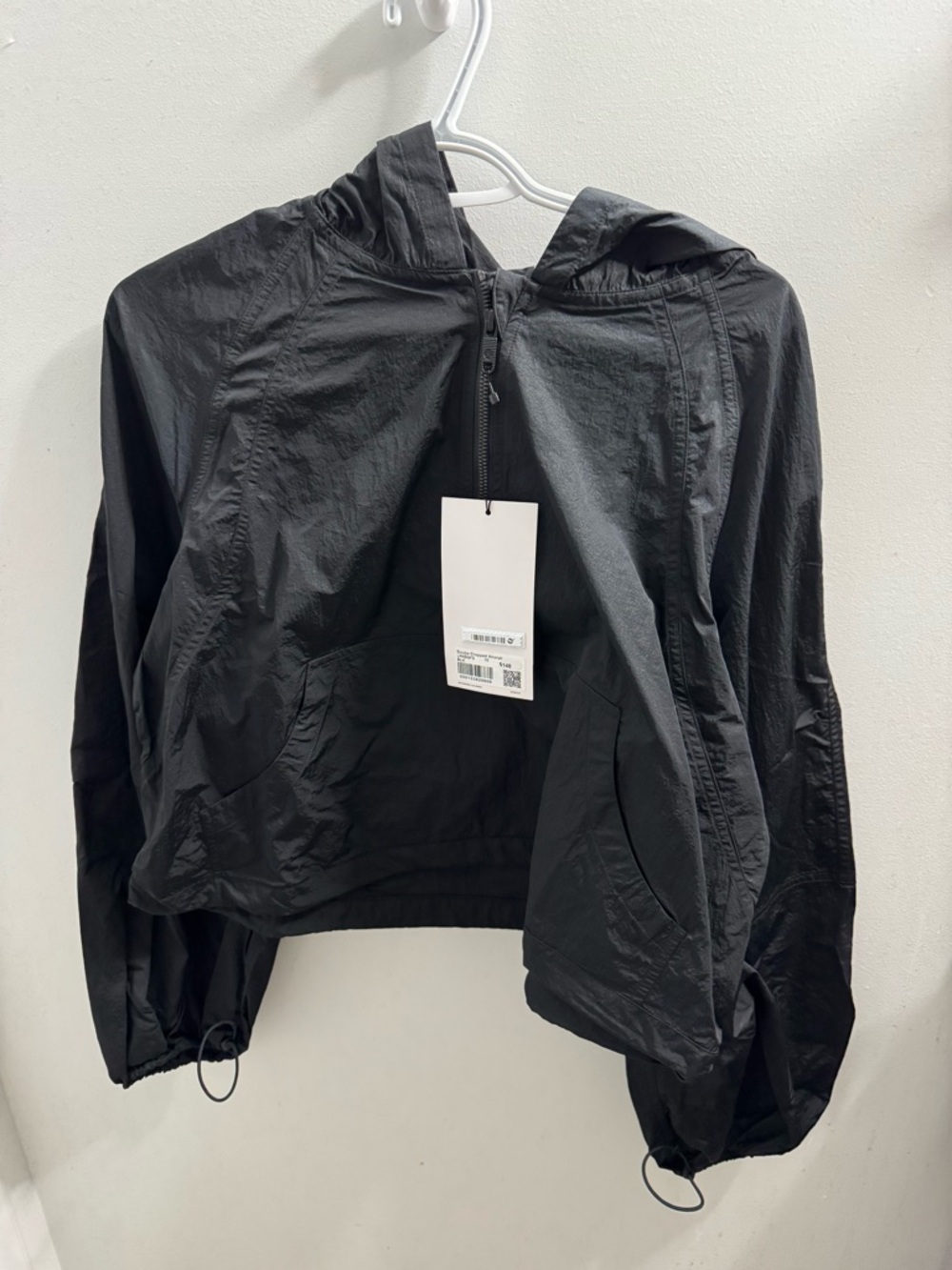 Lululemon Women’s Scuba Cropped Anorak (Black) (BNWT)